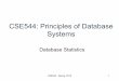 CSE544: Principles of Database Systems