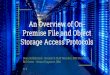 An Overview of On- Premise File and Object Storage Access Protocols