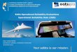 EASA Operational Suitability Evaluations Operational Suitability Data