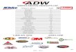 1-800-421-5556 ADW1.COM MISCELLANEOUS PRODUCTS LIST