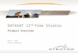 DataSat II - Overview Presentation