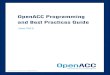 OpenACC Programming and Best Practices Guide