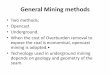 guide for method of working coal