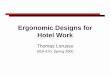 Ergonomic Designs for Hotel Work