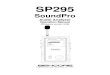 Sencore SP295 Manual