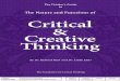 Critical & Creative Thinking