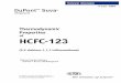 Thermodynamic Properties of HCFC-123