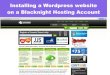 Installing a Wordpress website on a Blacknight Hosting Account