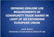 defining genuine use requirements of community trade marks in light 