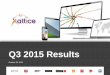 Q3 2015 Results Presentation