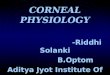 Physiology of cornea