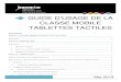 GUIDE D'USAGE DE LA CLASSE MOBILE TABLETTES TACTILES