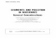 SEDIMENTS AND POLLUTION IN WATERWAYS General 