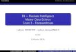 BI = Business Intelligence Master Data-Science Cours 3 