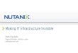 @Nutanix Making IT Infrastructure Invisible 2016