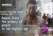 Accenture Technology Vision for Workday 2016:People First: The primacy of people in the digital age