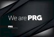 We are PRG