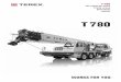 73t capacity class Truck crane Datasheet metric