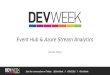 Event Hub & Azure Stream Analytics