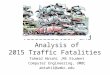 Traffic Fatalities 2015 - Visualization and Analysis