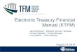 Electronic Treasury Financial Manual (ETFM)