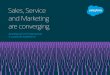 Sales, Service and Marketing are converging . The point of intersection is customer experience