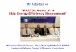 My activities on MARPOL Annex VI and Ship Energy Efficiency Management