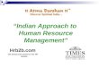 Indian approach to HRM- 10th Dec 05