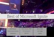 Best of Microsoft Ignite 2016 - SharePoint and Office 365