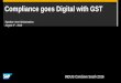 Update on GST, Arun Subramanian, SAP Labs India