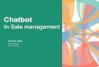 Chatbot in Sale Management