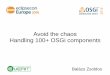 Avoid the chaos - Handling 100+ OSGi Components - Balázs Zsoldos
