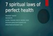 Spiritual Law of Giving For Perfect Health By Mr. Prashant Sawant