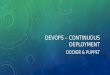 DevOps Continuous Deployment - Docker & Puppet