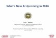 What's New & Upcoming in 2016