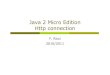 Java 2 Micro Edition Http connection