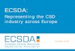 ECSDA general presentation
