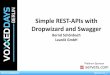 Simple REST-APIs with Dropwizard and Swagger