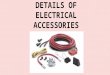 Details of electrical accessories