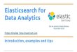 Elasticsearch for Data Analytics