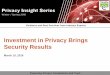 [Webinar Slides] Investment in Privacy Brings Security Results