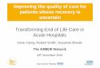 Transforming End of Life Care in Acute Hospitals AM Workshop 2: AMBER Care Bundle