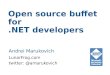 Open Source Libraries for.NET developers