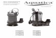Technical passport of drainage pump Aquatica for models: from 773411 to 773424