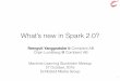 What's new in Spark 2.0?