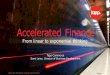 Accelerated Finance and Technology Leadership