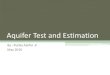 Aquifer test and estimation