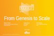 Cloud Economics, from Genesis to Scale