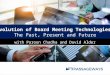 Evolution of board meeting technologies