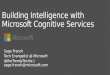 Building Intelligence with Microsoft Cognitive Services